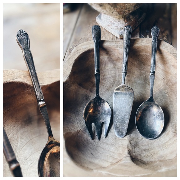 Serving pieces Three Piece Vintage Monogram Z - Picture 3 of 9